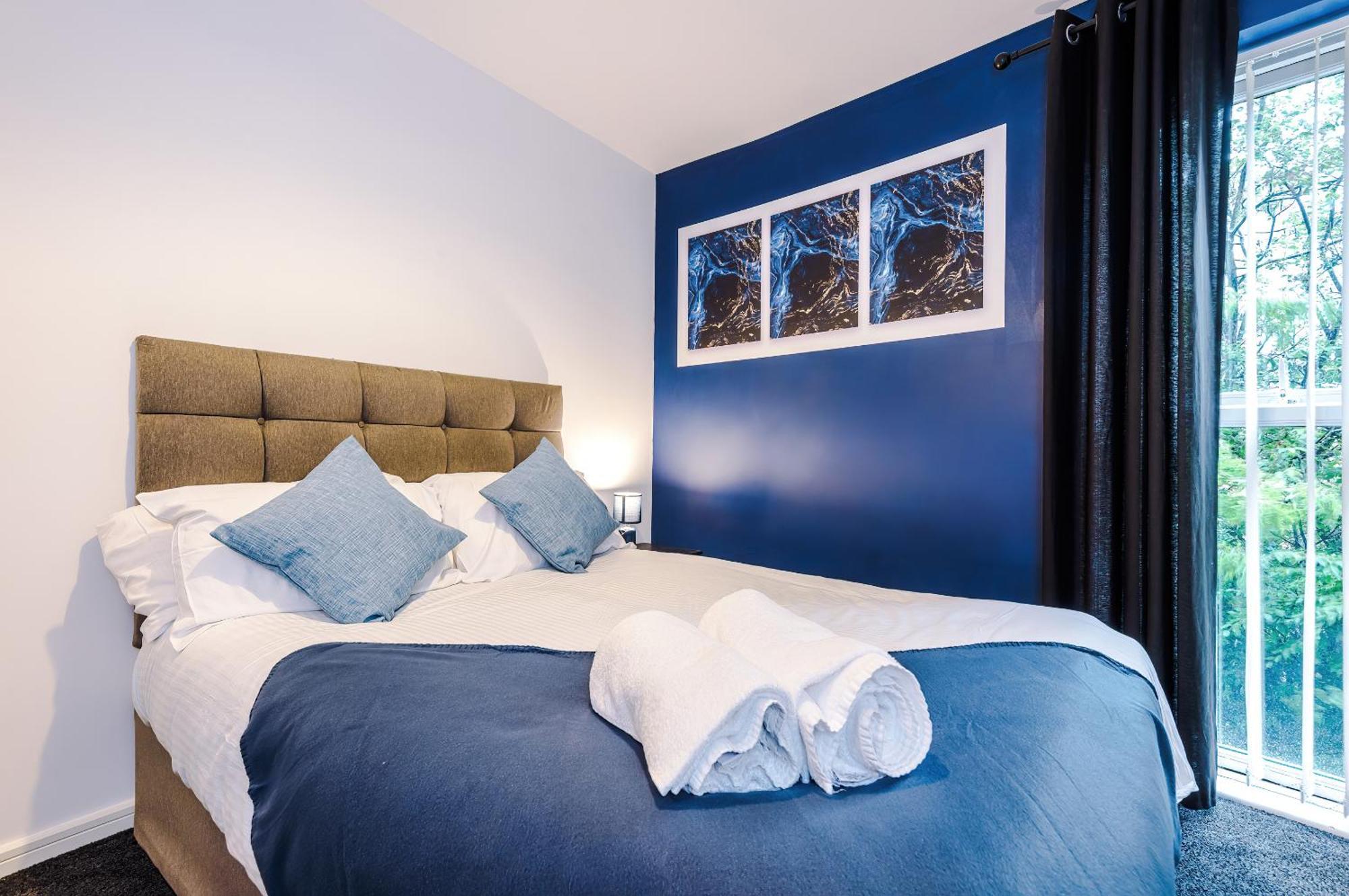 2 Bed Apartment With Balcony Private Parking Near Etihad Stadium, Coop Live 맨체스터 외부 사진